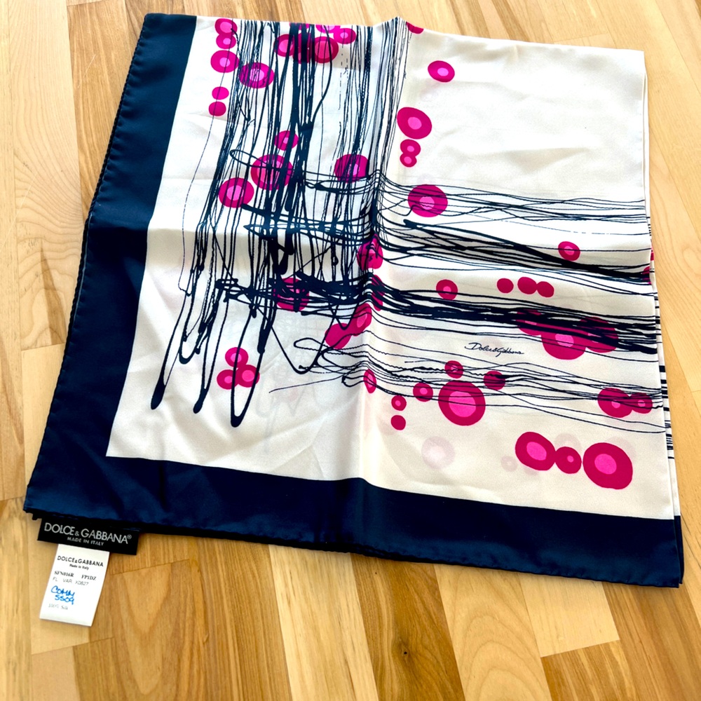 Dolce & Gabbana Silk Scarf NWOT